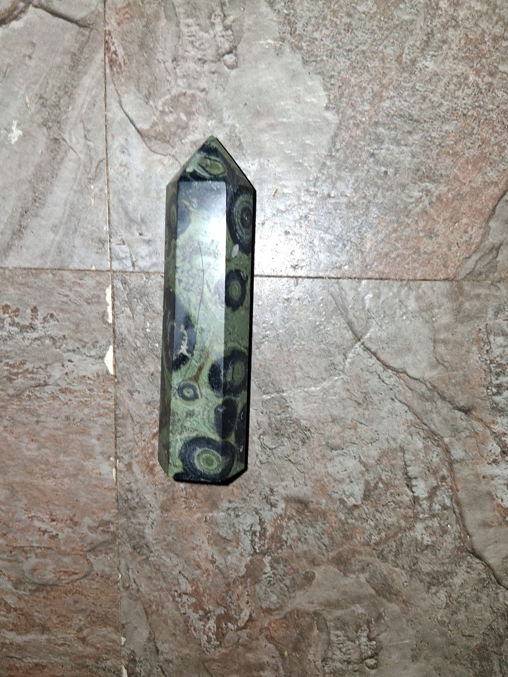 Natural Kambaba Jasper Decorative Crystal Point Tower